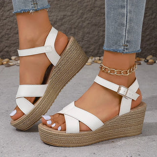 Daphnie - Elegant Wedge Sandals