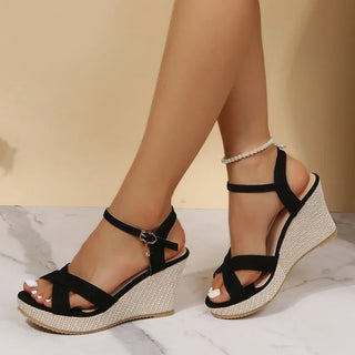 Kristin - Classic Wedge Sandals