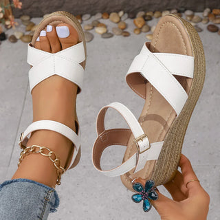 Daphnie - Elegant Wedge Sandals