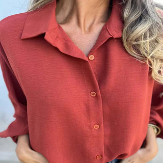 Elysa - Elegant Button-Up Blouse